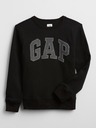 GAP Gyerek pulóver logóval és fleece béléssel GAP