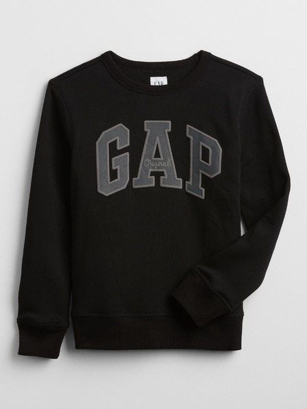 GAP Gyerek pulóver logóval és fleece béléssel GAP
