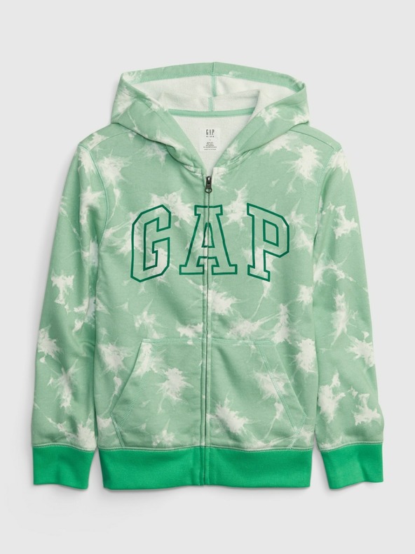 GAP Dětská mikina logo GAP a kapuce