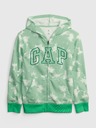 GAP Dětská mikina logo GAP a kapuce