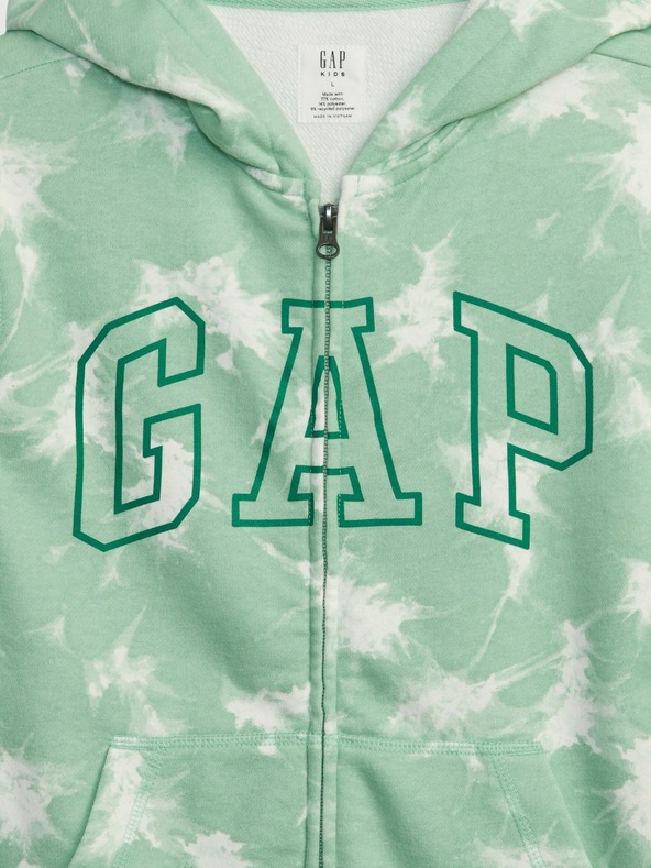 GAP Dětská mikina logo GAP a kapuce