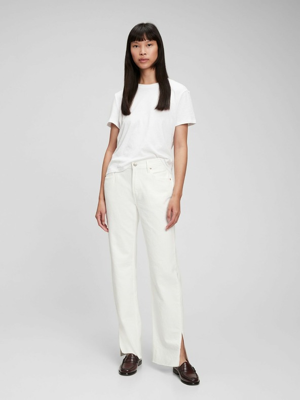 GAP Nadrágok loose Mid Rise '90s Split-Hem GAP