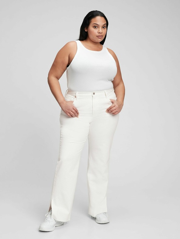 GAP Nadrágok loose Mid Rise '90s Split-Hem GAP