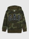 GAP Gyerek pulóver logóval és fleece béléssel GAP
