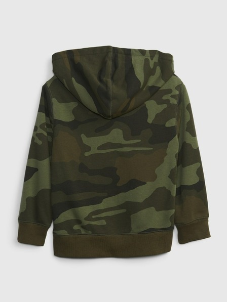 GAP Gyerek pulóver logóval és fleece béléssel GAP