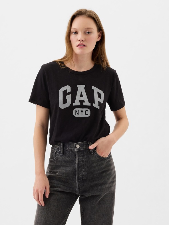 GAP GAP logó v-ss camo arch póló