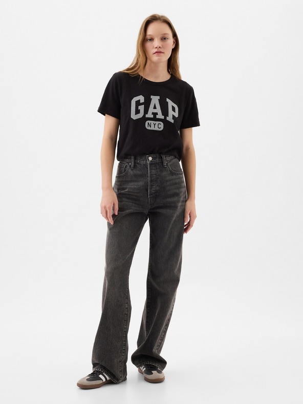 GAP GAP logó v-ss camo arch póló