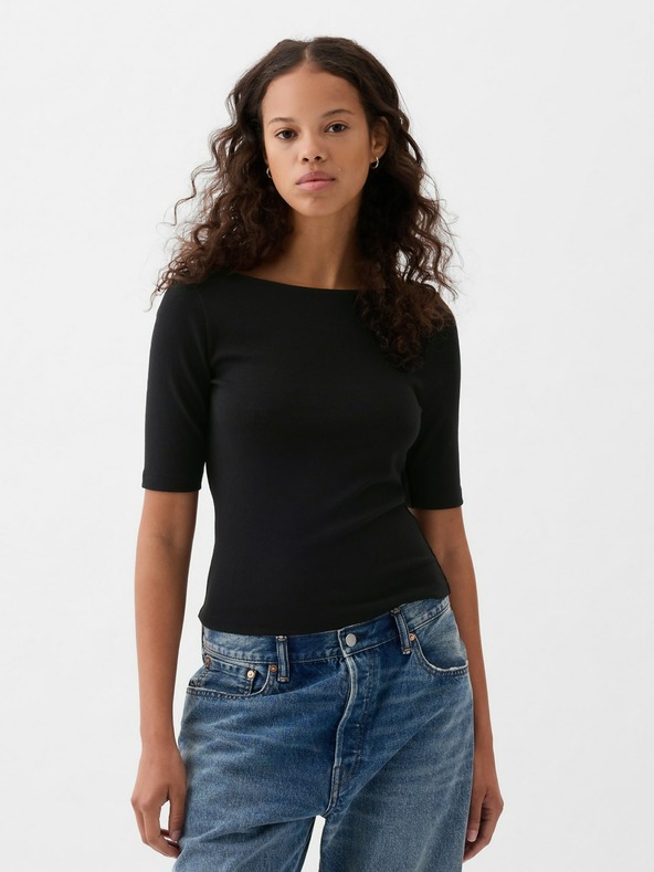 GAP Póló hajónyakú crop GAP
