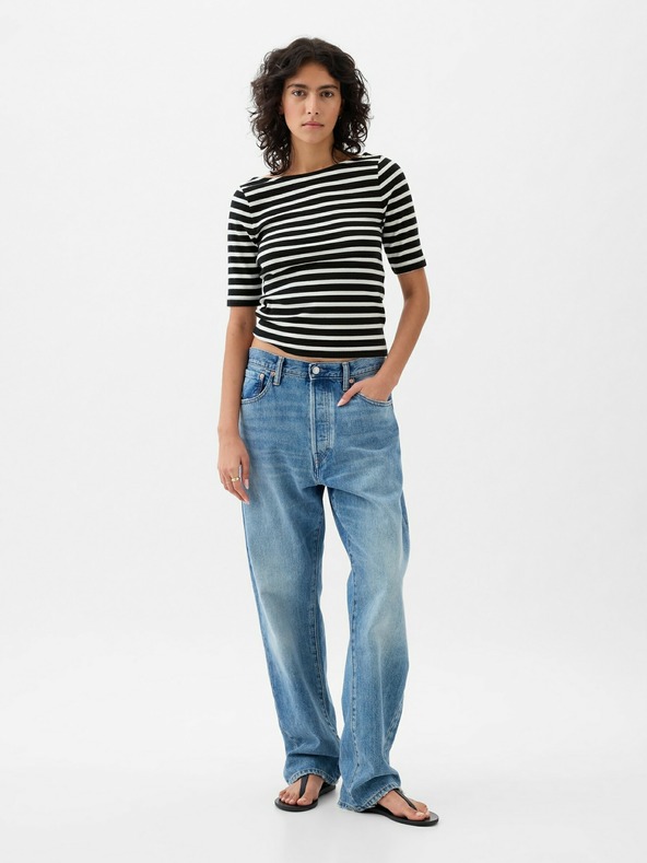 GAP Póló hajónyakú crop GAP