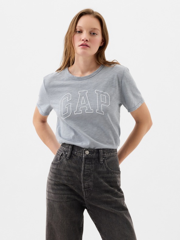 GAP GAP logó v-ss camo arch póló