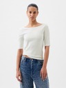 GAP Póló hajónyakú crop GAP