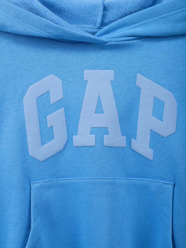 GAP Gyerek pulóver logóval és fleece béléssel GAP