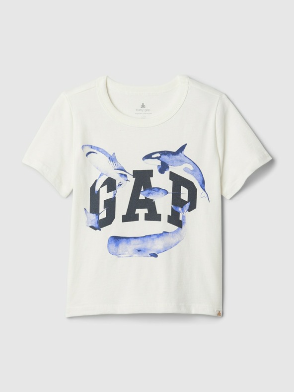 GAP Baby póló Mix & Match logóval GAP