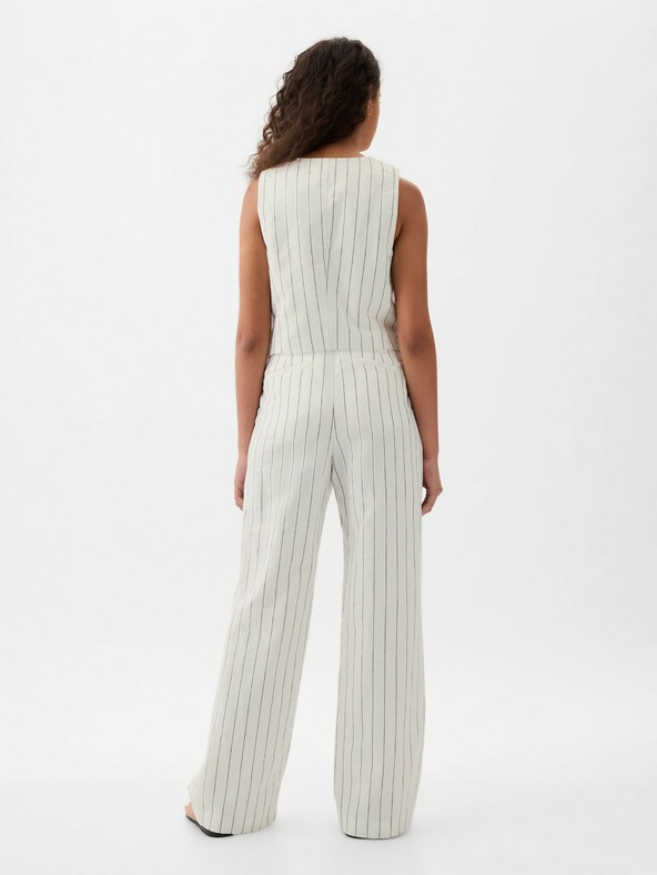 GAP Vászon csíkos mellény GAP