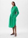 GAP Vászon midi ruha oversize GAP