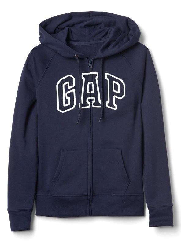 GAP GAP logós zipzáras pulóver