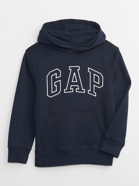 GAP Gyerek pulóver logóval és fleece béléssel GAP
