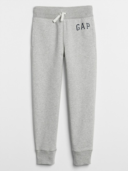 GAP Gyerek fleece sportnadrág logóval army GAP