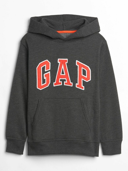 GAP Gyerek pulóver logóval és fleece béléssel GAP