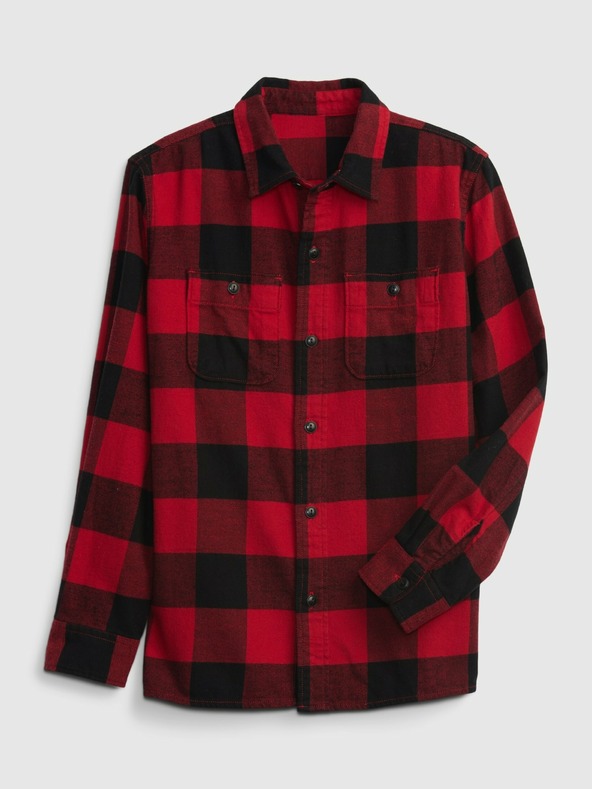 GAP Gyermek kockás flanel ing GAP