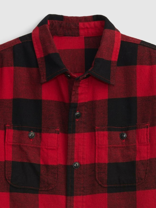 GAP Gyermek kockás flanel ing GAP