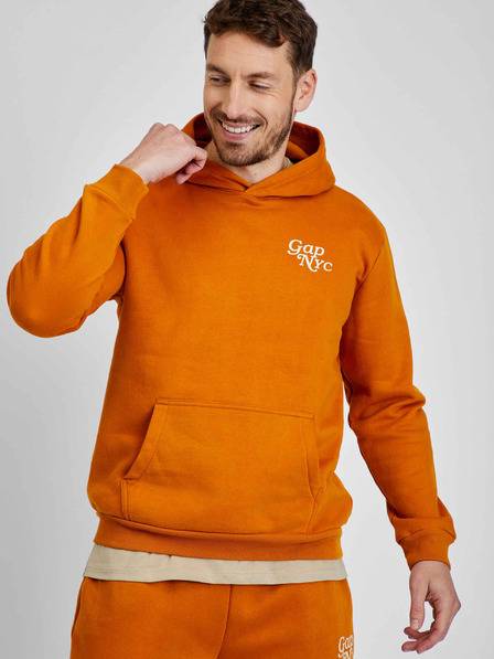 GAP Vintage soft logós zipzáras pulóver GAP