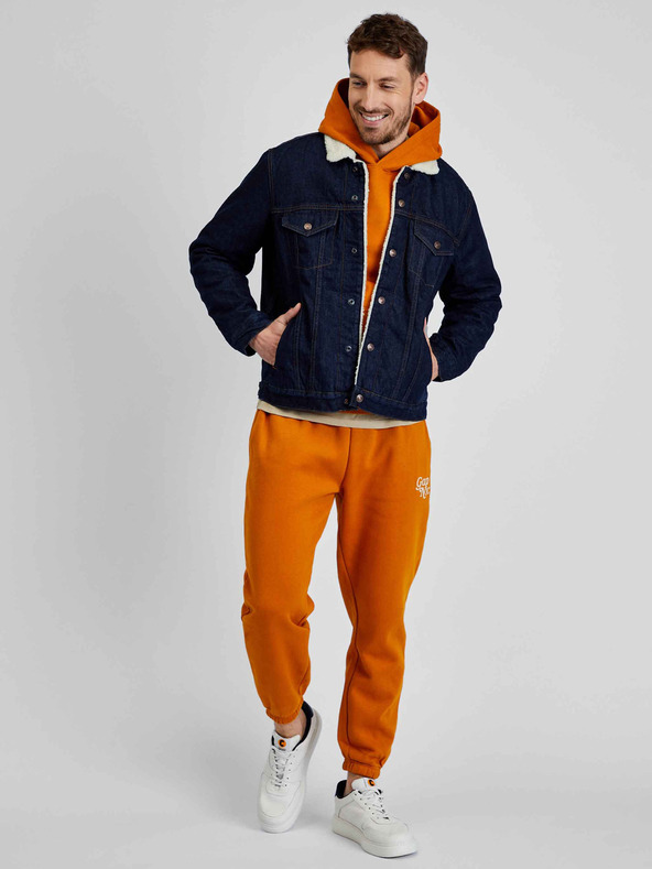 GAP Vintage soft logós zipzáras pulóver GAP