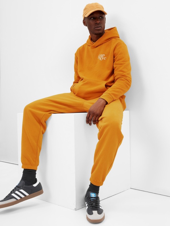 GAP Vintage soft logós zipzáras pulóver GAP