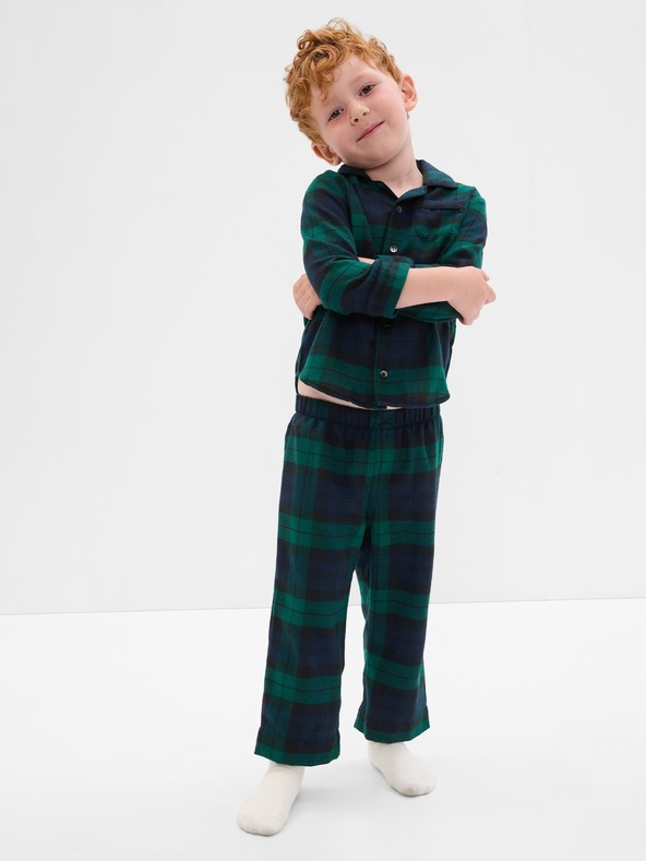 GAP Baby kockás pizsama GAP