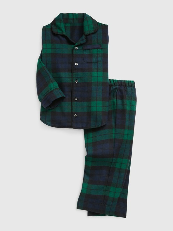 GAP Baby kockás pizsama GAP