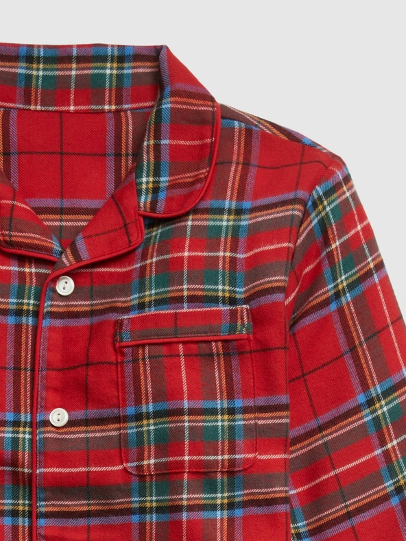 GAP Gyerek kockás pizsama GAP