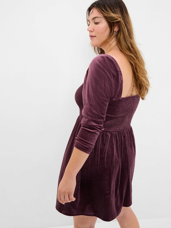 GAP Bársony mini ruha GAP