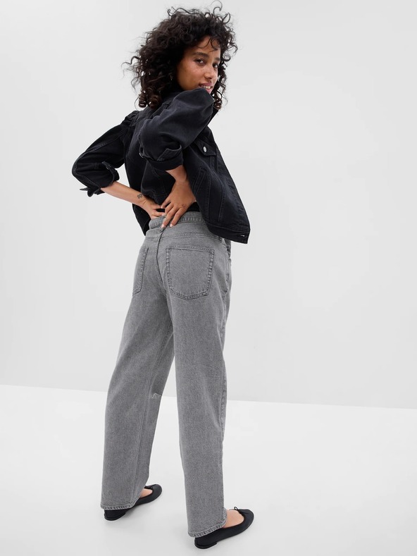 GAP Nadrágok loose Mid Rise Destructed '90s GAP