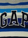 GAP Baby csíkos pulóver logóval GAP