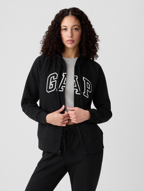 GAP Logós pulóver fleece anyaggal GAP