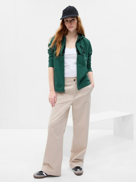 GAP Logós pulóver fleece anyaggal GAP