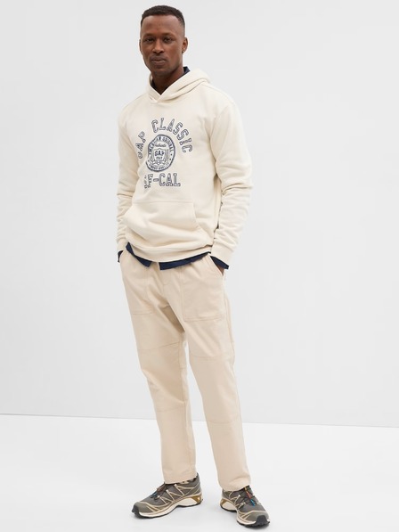 GAP Logós pulóver fleece anyaggal GAP