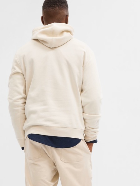 GAP Logós pulóver fleece anyaggal GAP