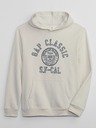 GAP Logós pulóver fleece anyaggal GAP