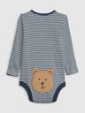 GAP Baby csíkos body Unisex GAP