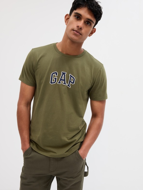 GAP GAP logó v-ss camo arch póló