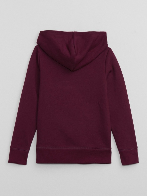 GAP Gyerek pulóver logóval és fleece béléssel GAP