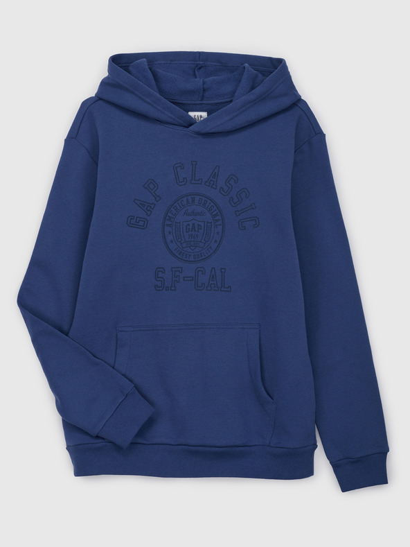 GAP Logós pulóver fleece anyaggal GAP