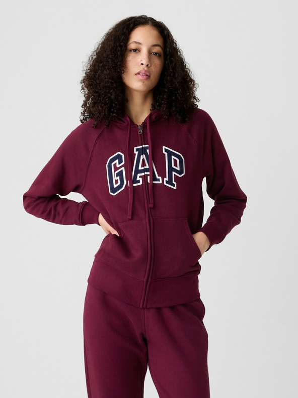GAP Logós pulóver fleece anyaggal GAP