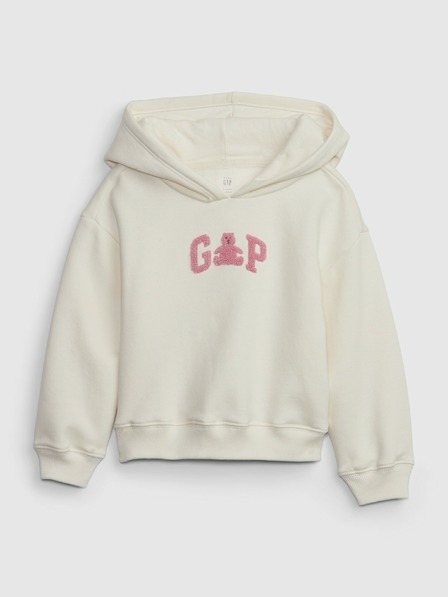 GAP Baby póló logóval és kapucnival GAP