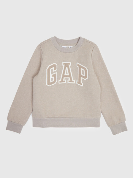GAP Gyerek pulóver logóval és fleece béléssel GAP