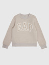 GAP Gyerek pulóver logóval és fleece béléssel GAP