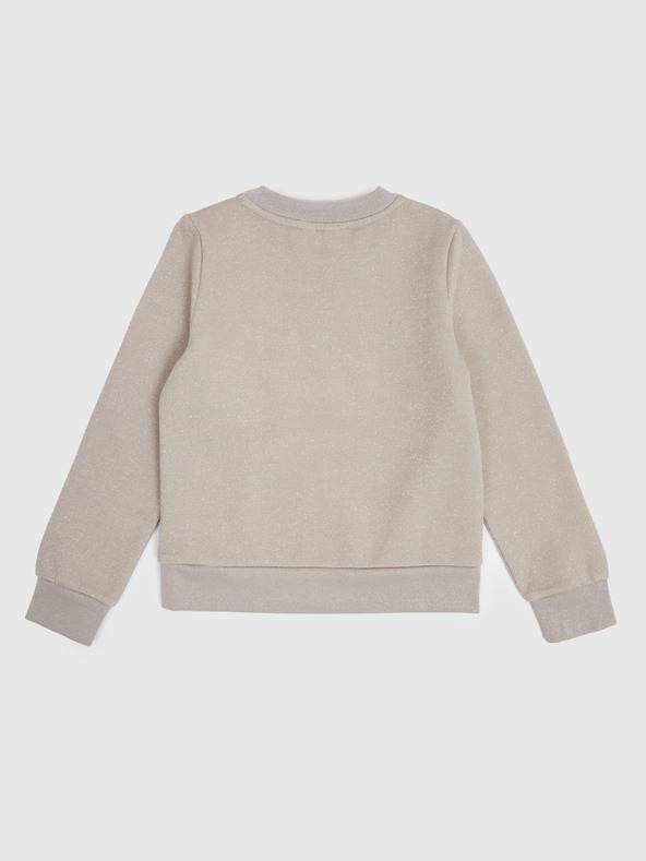 GAP Gyerek pulóver logóval és fleece béléssel GAP