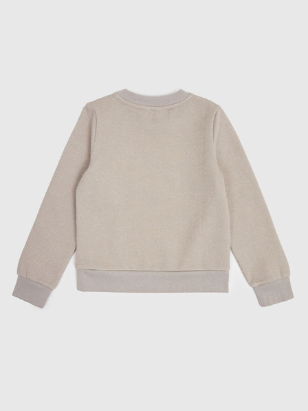 GAP Gyerek pulóver logóval és fleece béléssel GAP