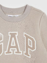 GAP Gyerek pulóver logóval és fleece béléssel GAP